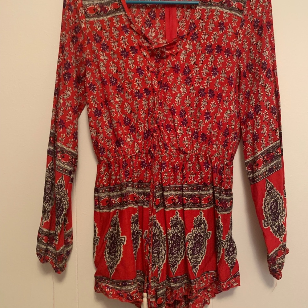 Tie up romper